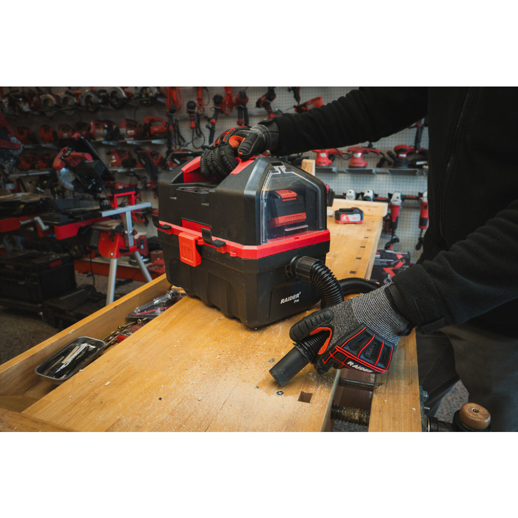 Raider R20 Aspirator umed/uscat 20V 15 bari 10L SOLO RDP-SDWCH20 R20 - O baterie, multe posibilitati!