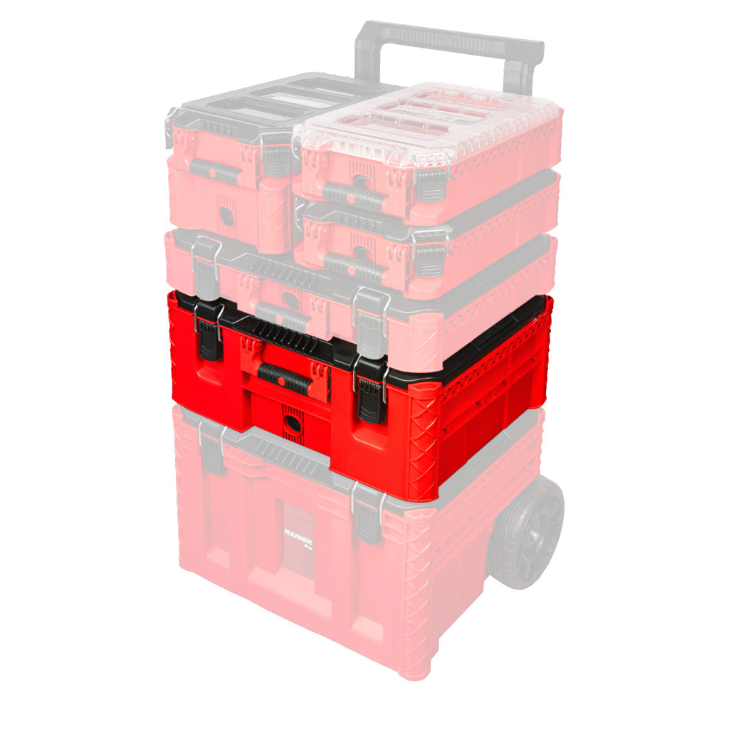 Raider cutie pentru sistem depozitare modular 556x424x251mm IP65 RDP-MSS2 R20 - O baterie, multe posibilitati!
