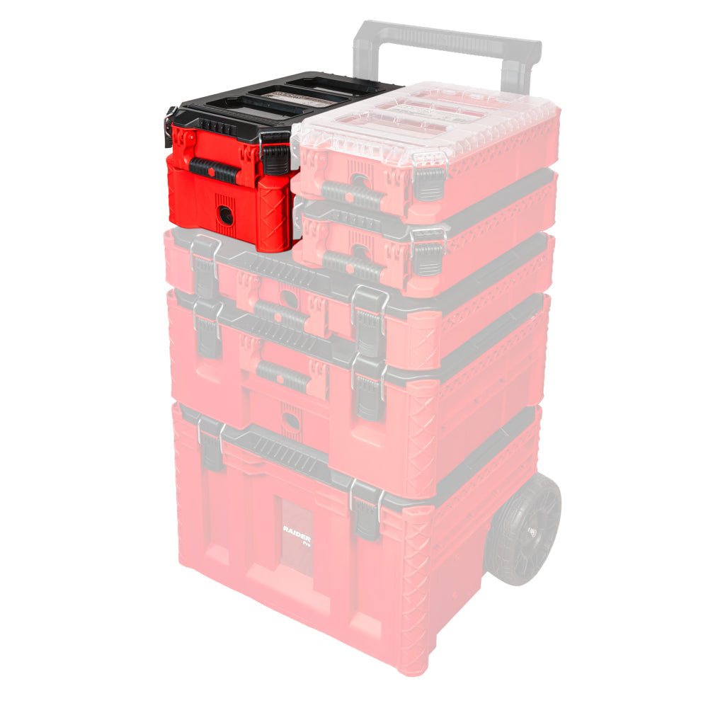 Raider cutie pentru sistem depozitare modular 420x278x231mm IP65 RDP-MSS4 R20 - O baterie, multe posibilitati!