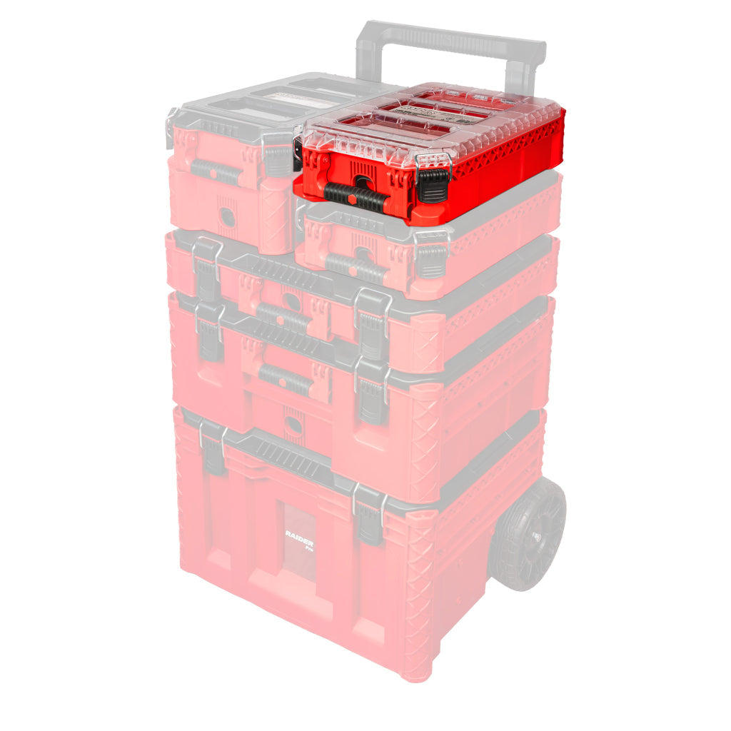 Raider cutie pentru sistem depozitare modular 420x278x231mm IP65 RDP-MSS5 R20 - O baterie, multe posibilitati!