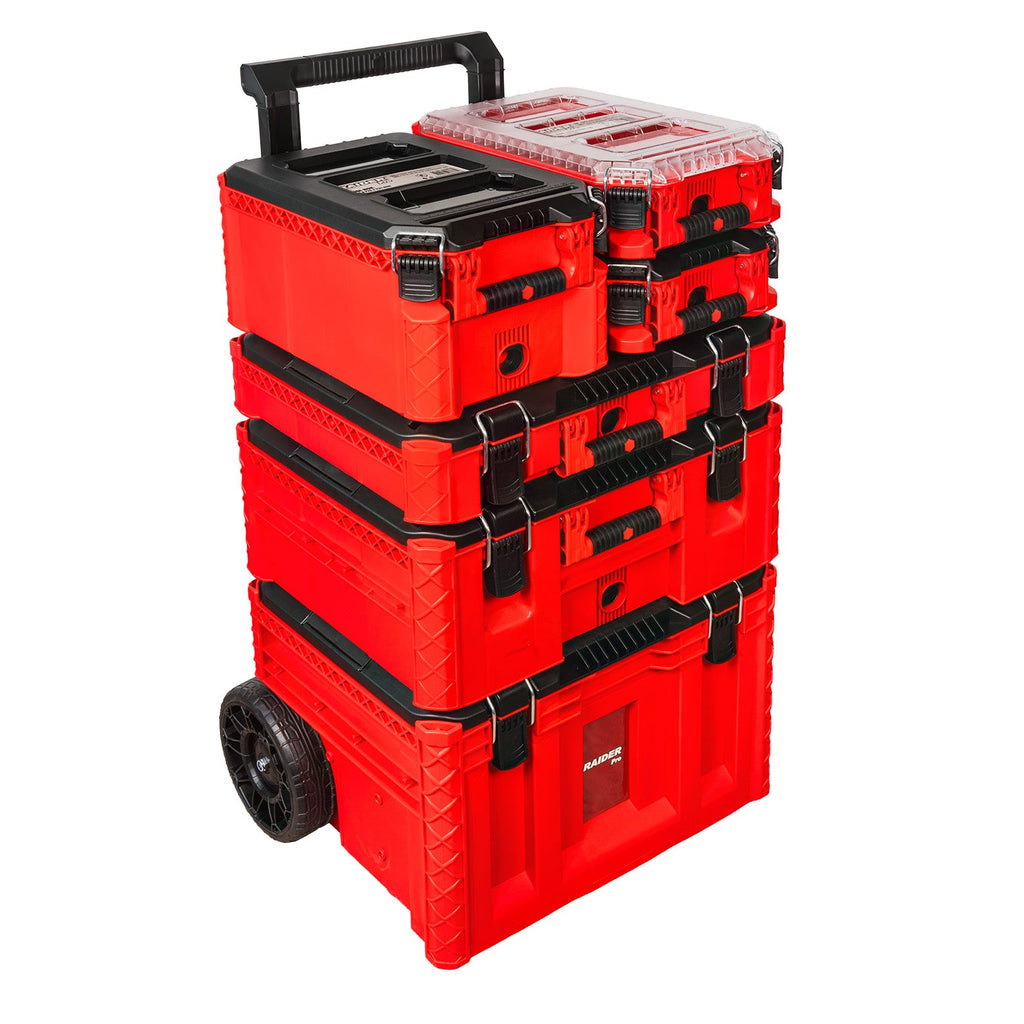 Raider sistem depozitare modular 556x1120x424mm roti IP65 RDP-MSS7 R20 - O baterie, multe posibilitati!