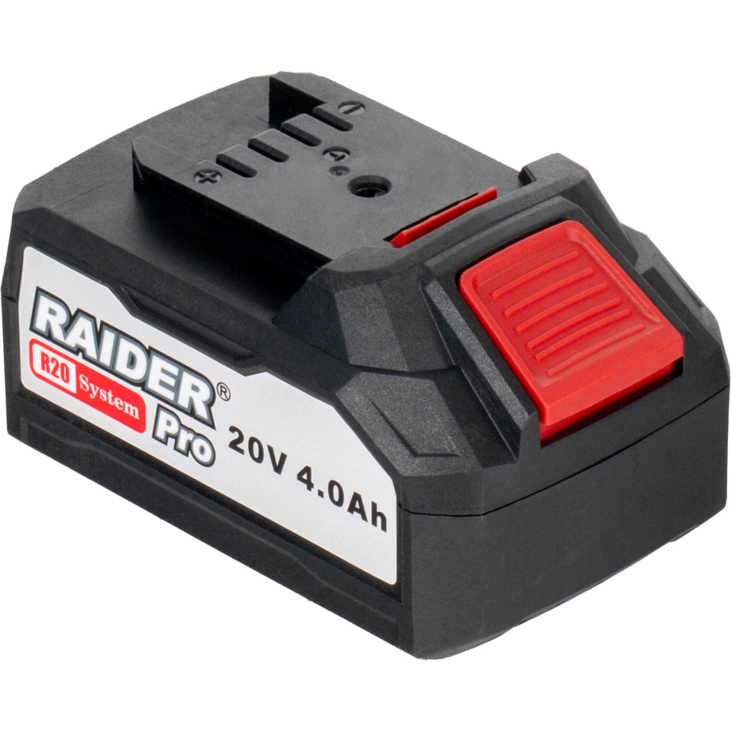 Raider R20 trusa bormasina si polizor unghiular 2.0 + 4.0Ah RDP-PBCDI20&SPAG20 R20 - O baterie, multe posibilitati!