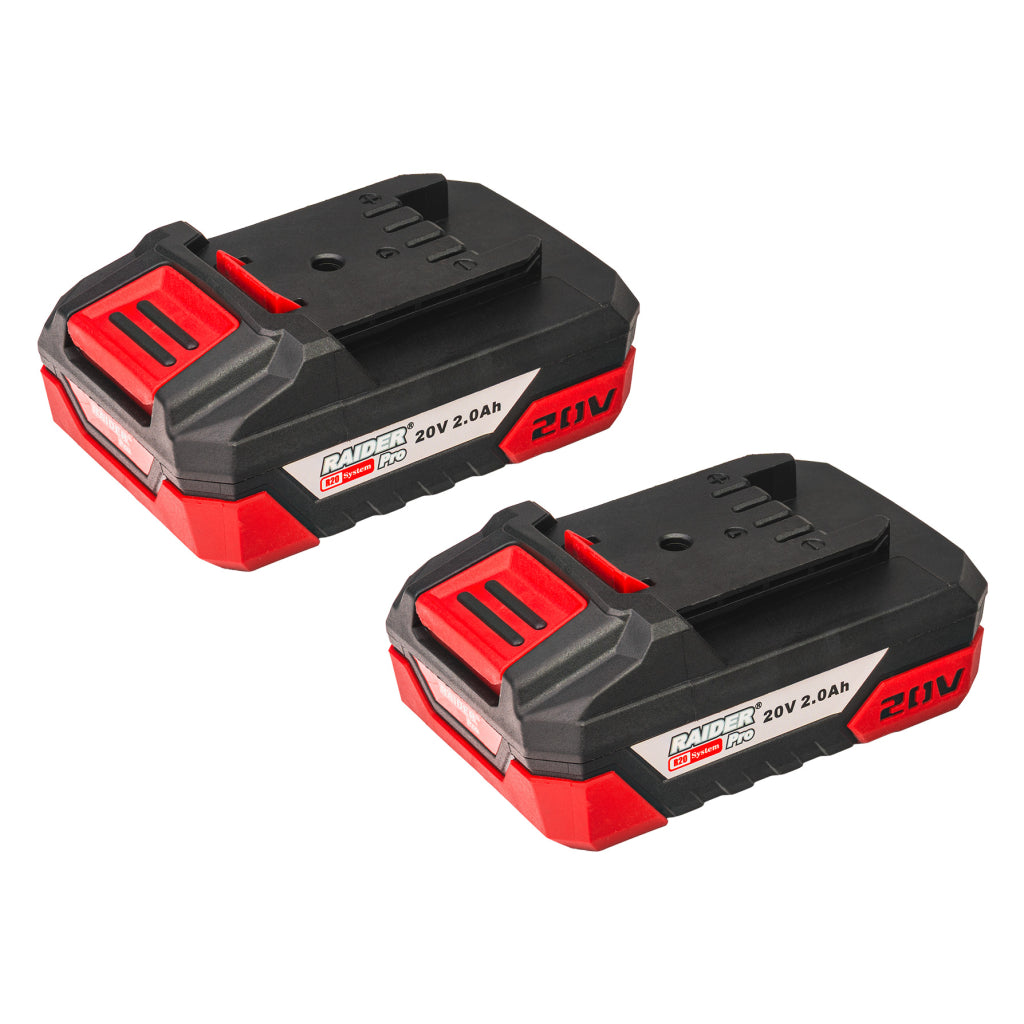 Raider R20 trusa bormasina polizor unghiular cheie impact si casti bluetooth cadou 20V 2x2.0Ah RDP R20 - O baterie, multe posibilitati!
