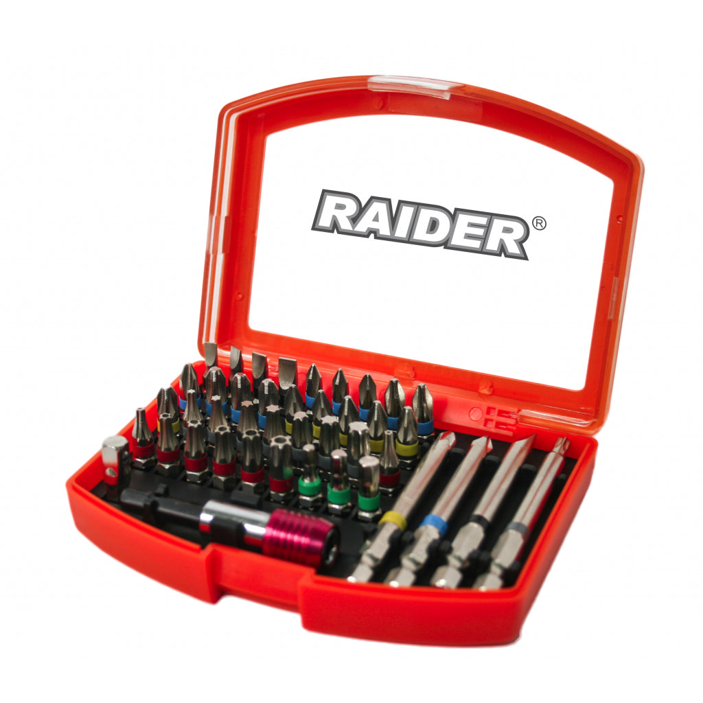 Raider R20 set cheie cu impact, flex si aspirator 5.0Ah + Accesorii RDP-BXS3 R20 - O baterie, multe posibilitati!