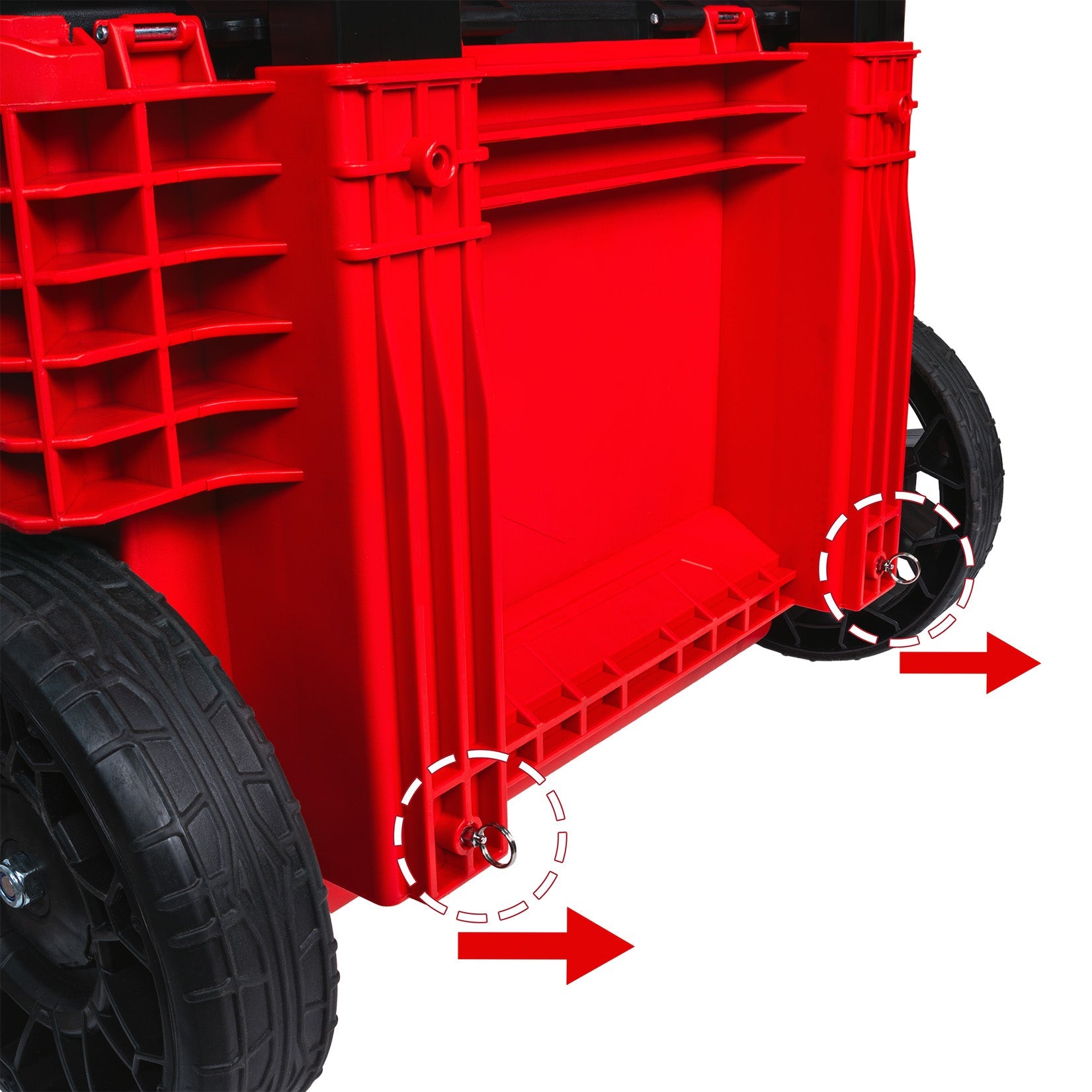 Raider sistem depozitare modular 556x1120x424mm roti IP65 RDP-MSS7 R20 - O baterie, multe posibilitati!