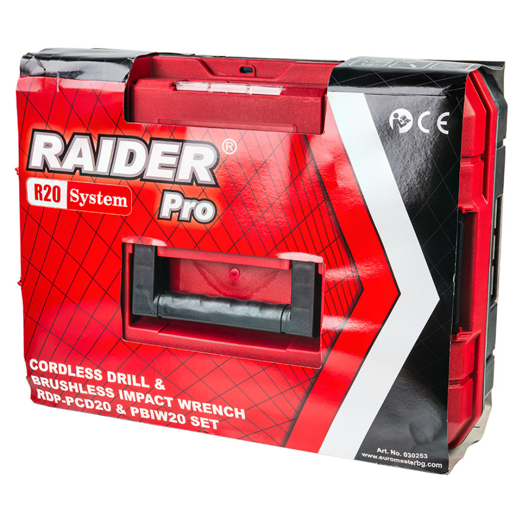 Raider R20 trusa bormasina si masina insurubat cu impact 1/2" 320Nm 2x2.0Ah RDP-PCDIW20 R20 - O baterie, multe posibilitati!