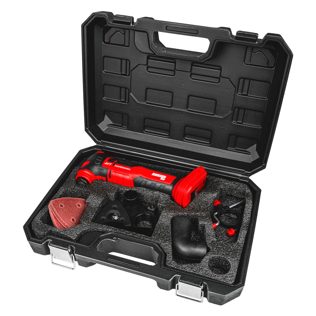 Unealtă Multifuncțională Oscilantă Brushless Raider Pro R20 RDP-BOMT20, 20V, Solo, Valiză Transport R20 - O baterie, multe posibilitati!
