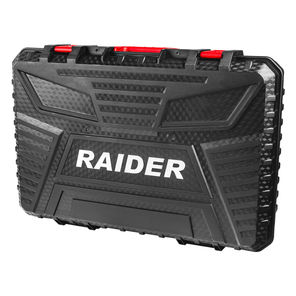 Raider R20 trusa bormasina polizor unghiular cheie impact si casti bluetooth cadou 20V 2x2.0Ah RDP R20 - O baterie, multe posibilitati!