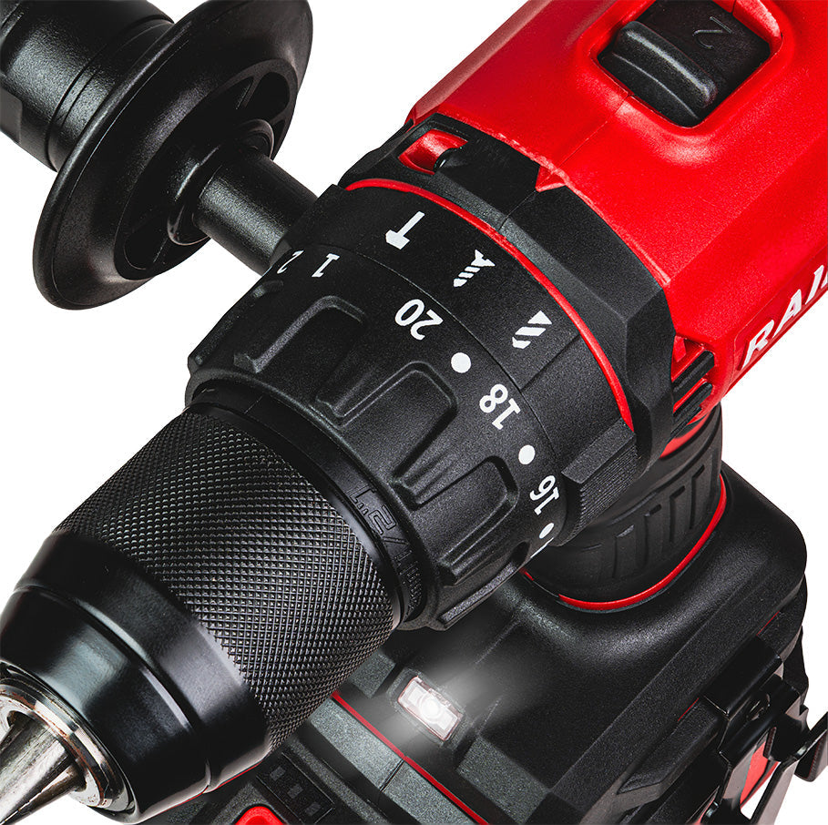 Raider R20 Masina de gaurit cu percutie 20V 4.0Ah 60Nm RDP-YBID20 R20 - O baterie, multe posibilitati!