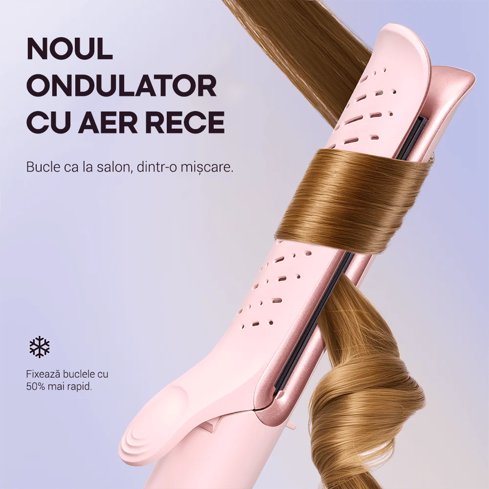 Aparat de ondulat și îndreptat Whirlwind Pro Wavytalk Aura Beauty
