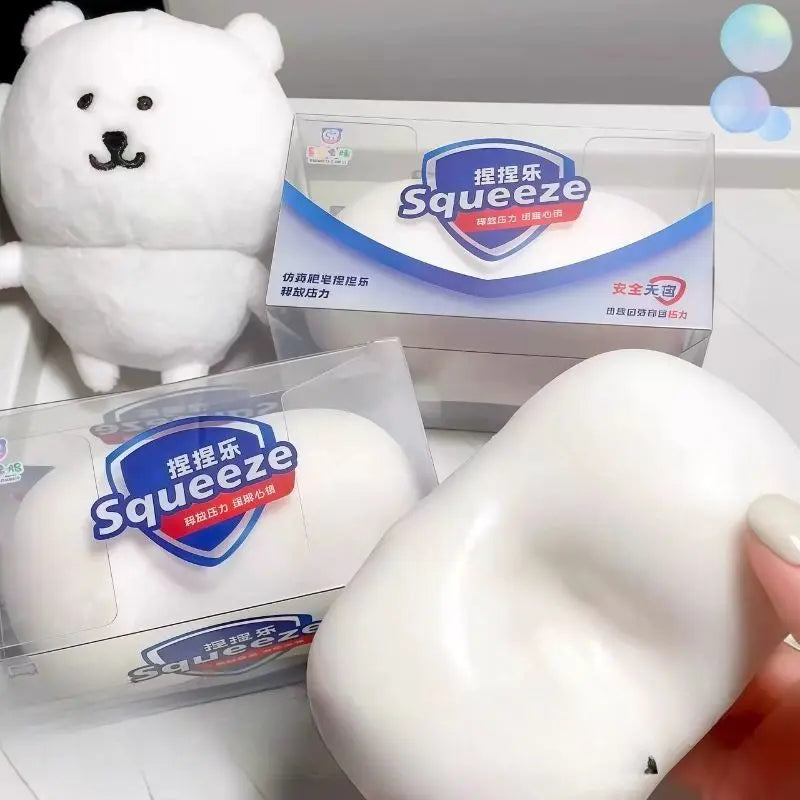 NEW ASMR  Soap Ball Squishy Stress Ball Filled Soft Squeeze Fidget Toy Anti-Stress Anxiety Relief Hand Decompression Toy
