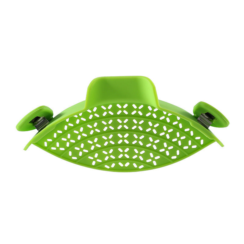 Kitchen Gadgets Silicone Pot Side Drain Stopper - Cart2u.ro