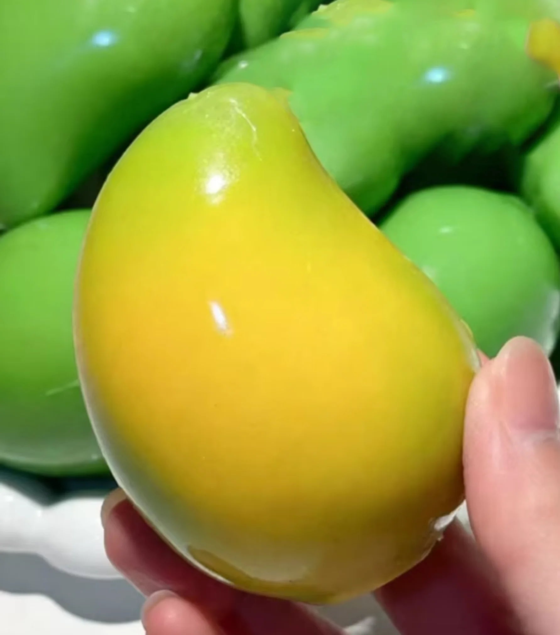 Vaseline Cracking Wax Ball Fidget Toy Handmade Cantaloupe Chocolate Squeeze Ball ASMR Sensory Stress Relief Decompression Gift