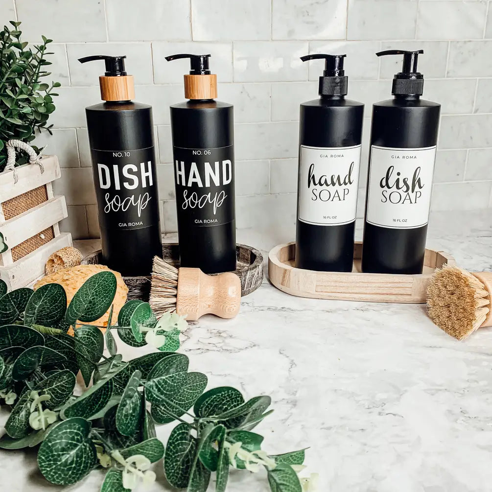16oz Plastic Black Bottles - Cart2u.ro