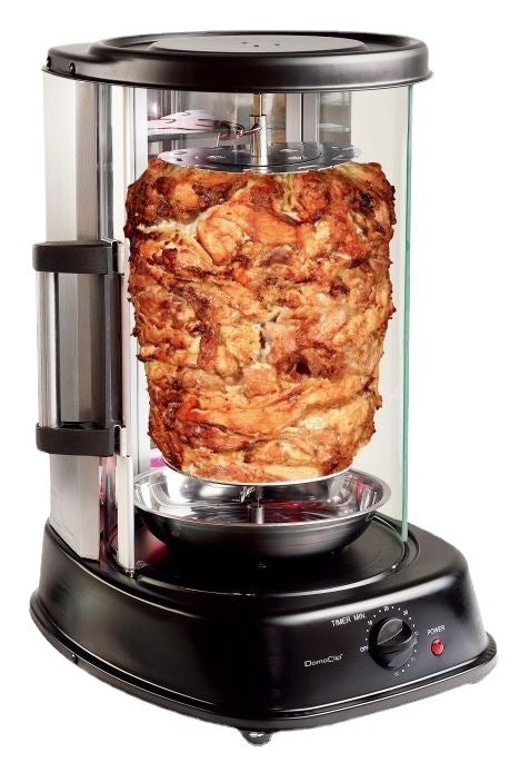 Home Grill Electric Rotisserie Indoor Chicken SmokelessHome Skewer