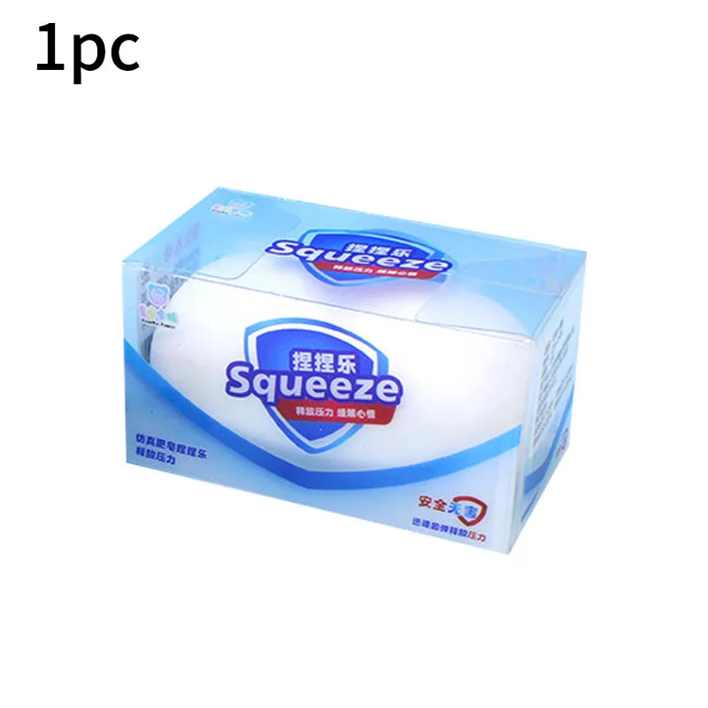 Crunchy Soap Ball Squishy Stress Ball Filled Soft Squeeze Fidget Toy Anti-Stress Anxiety Relief Hand Decompression Toy 2026 NEW