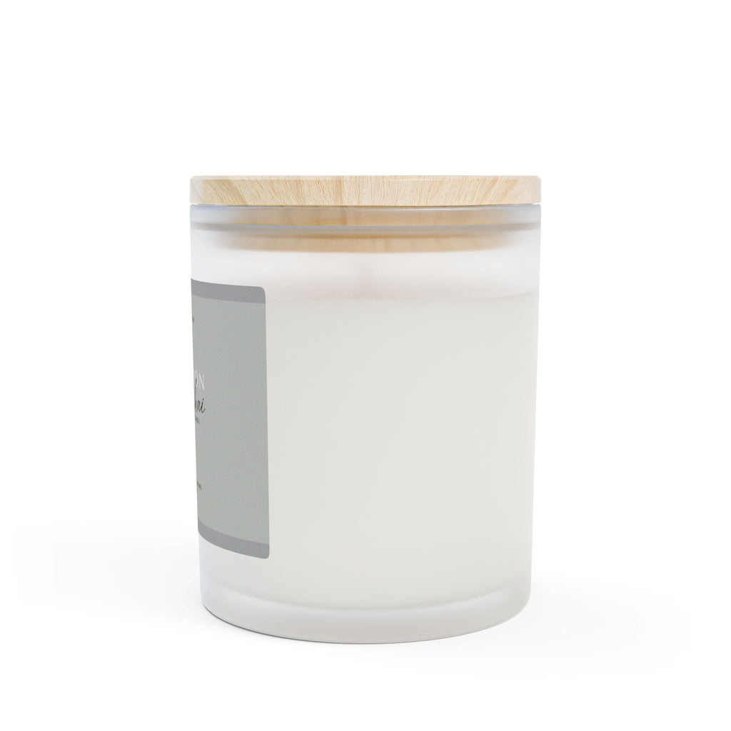 Cinnamon & Chai Soy Wax Candle, Frosted Glass Candle, Aromatherapy,