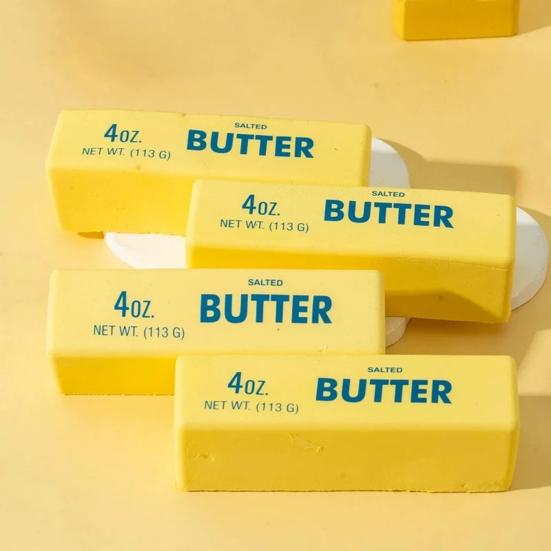 1Pc Butter Squeeze Toy For Adult Anxiety Relief Press Sensory Feel Simulation Food Ultra Soft Slow Rebound Design Lovely Toy New