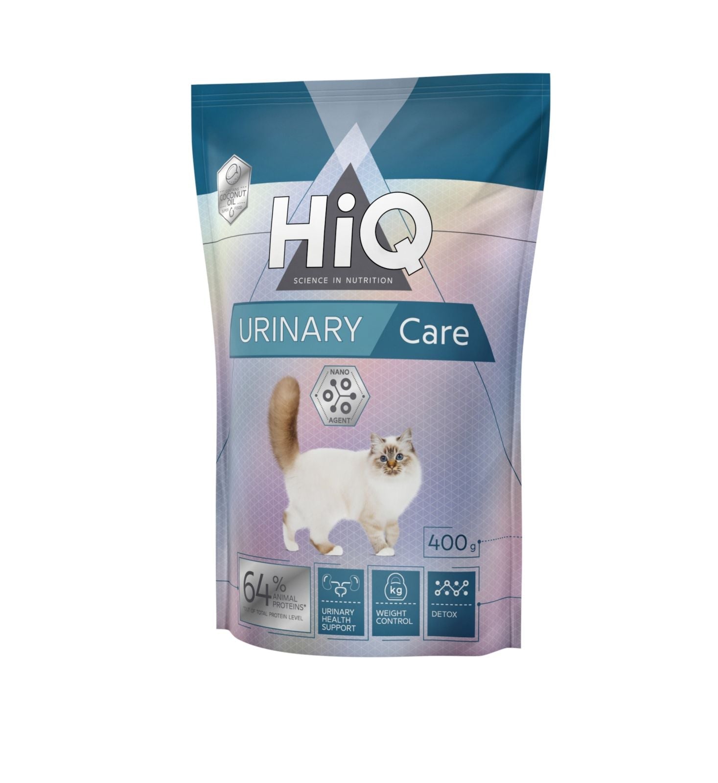 Hrana dietetica pentru pisici adulte pe baza de carne de pasare, HIQ Urinary Care, 400 g endler