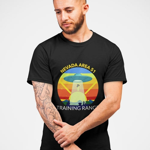 Mens Area 51 Short Sleeve T-Shirt - Cart2u.ro