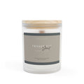 Fraser Fir Frosted Glass Candle 11oz | Zodiac Decor, Soothing Aroma, - Cart2u.ro