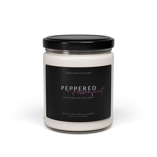Peppered Passionfruit Soy Candle - Aromatic Home Decor, Gift for - Cart2u.ro