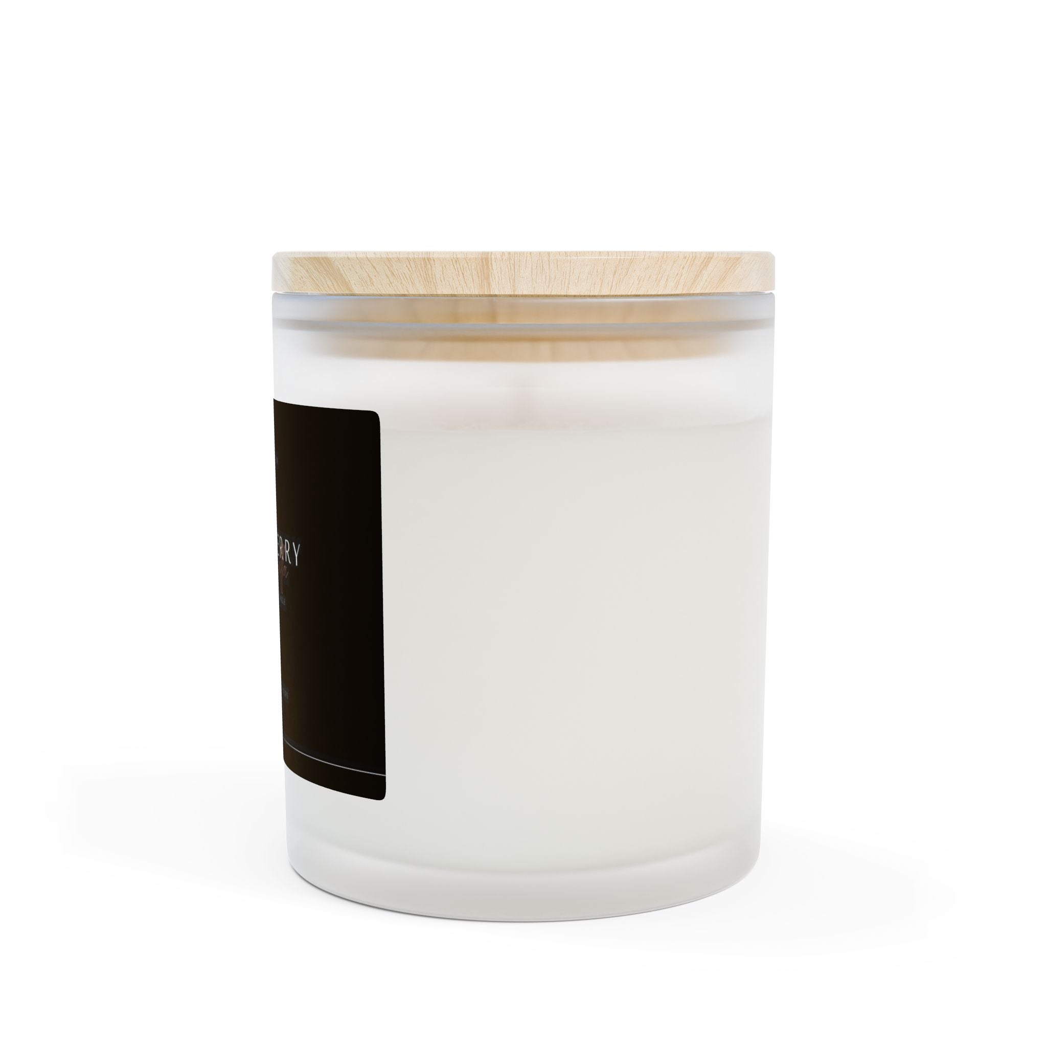 Blackberry Vanilla Frosted Glass Candle, Aromatherapy Candle, Natural - Cart2u.ro