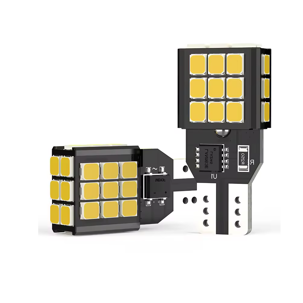 Set 2 x bec LED T15 W16W WY16W LUSMAR™ 1100 lm, Canbus - fara eroare LEDUL.ro