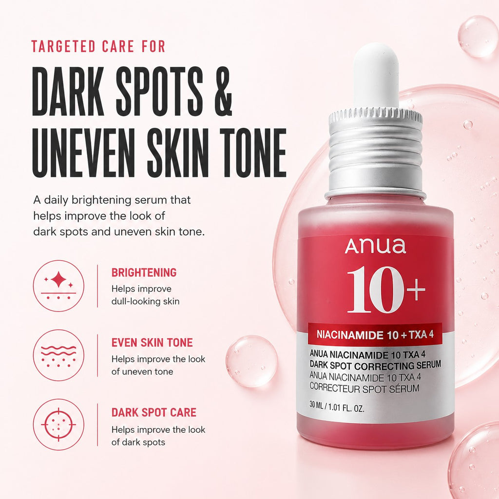 Anua Niacinamide 10 TXA 4 Dark Spot Correcting Serum 30ml 1+1 Set