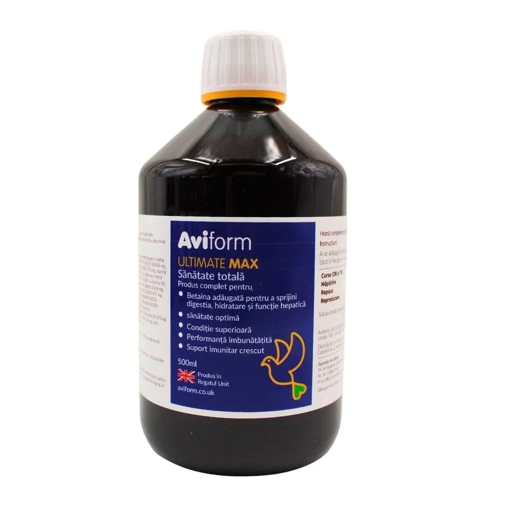 Aviform Ultimate Max – supliment complet pentru porumbei de competiție DalisPet