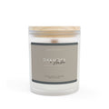 Oakmoss & Amber Scented Candle, 11oz Frosted Glass || Zodiac Decor, - Cart2u.ro