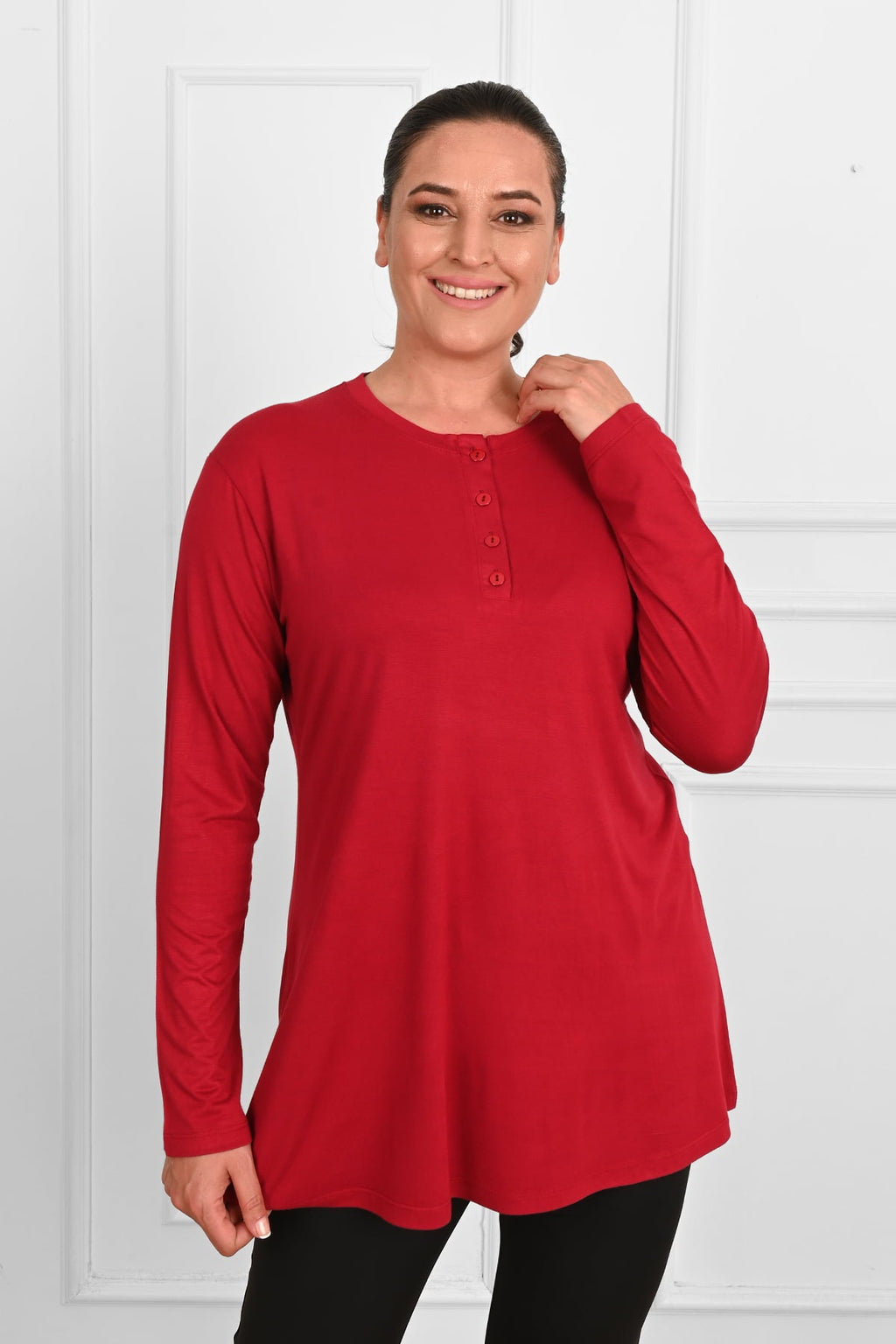 Bluza dama marimi mari cu nasturi 1376-23 BIGsize