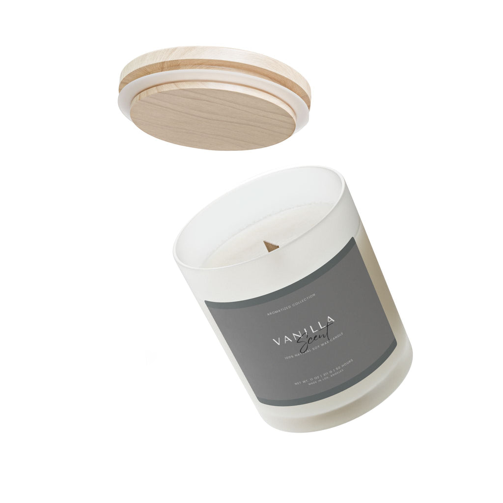 Vanilla Scented Candle - Aromatherapy Gift for Zodiac Lovers, Home - Cart2u.ro