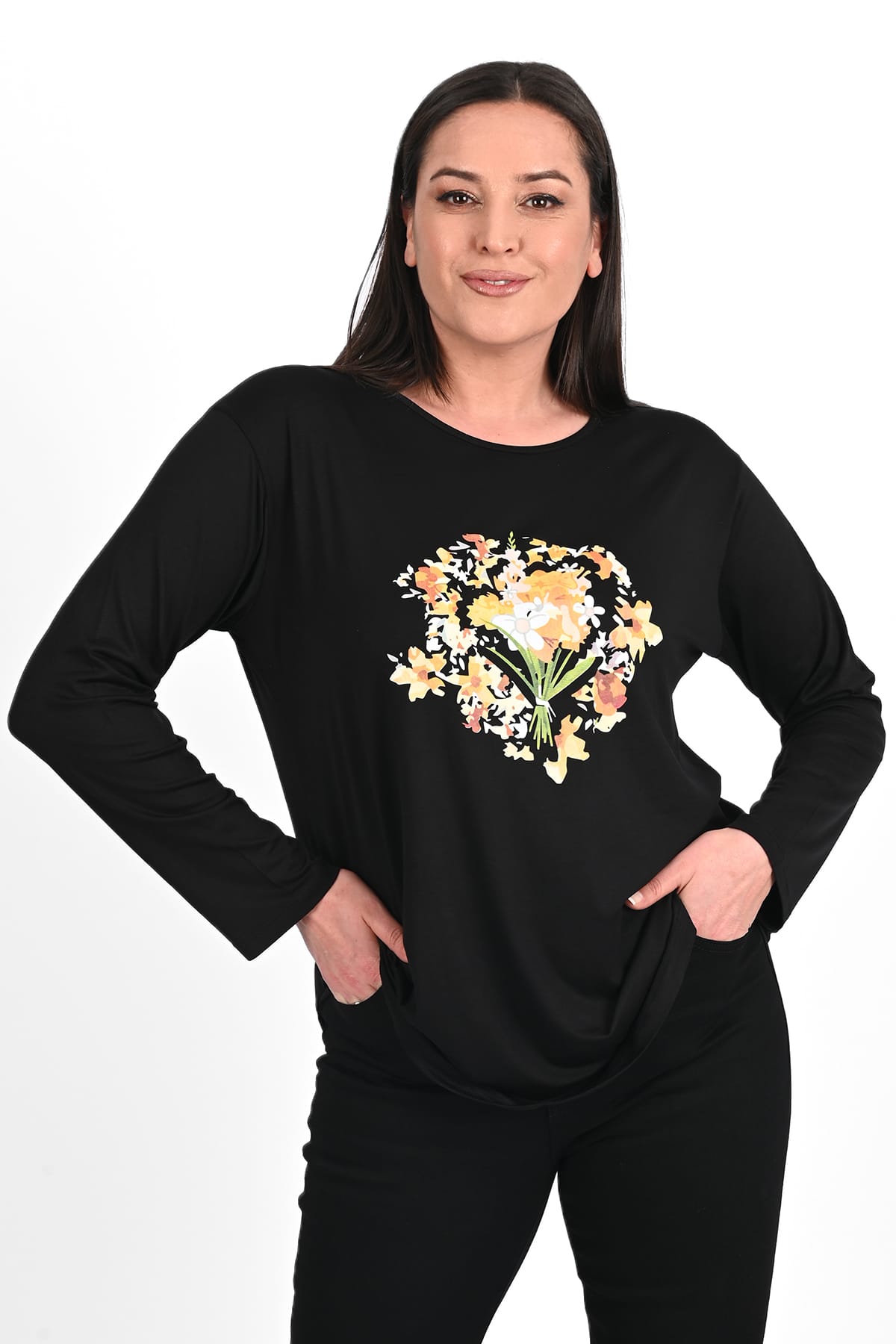 Bluza dama marimi mari Bouquet 1431-23 BIGsize