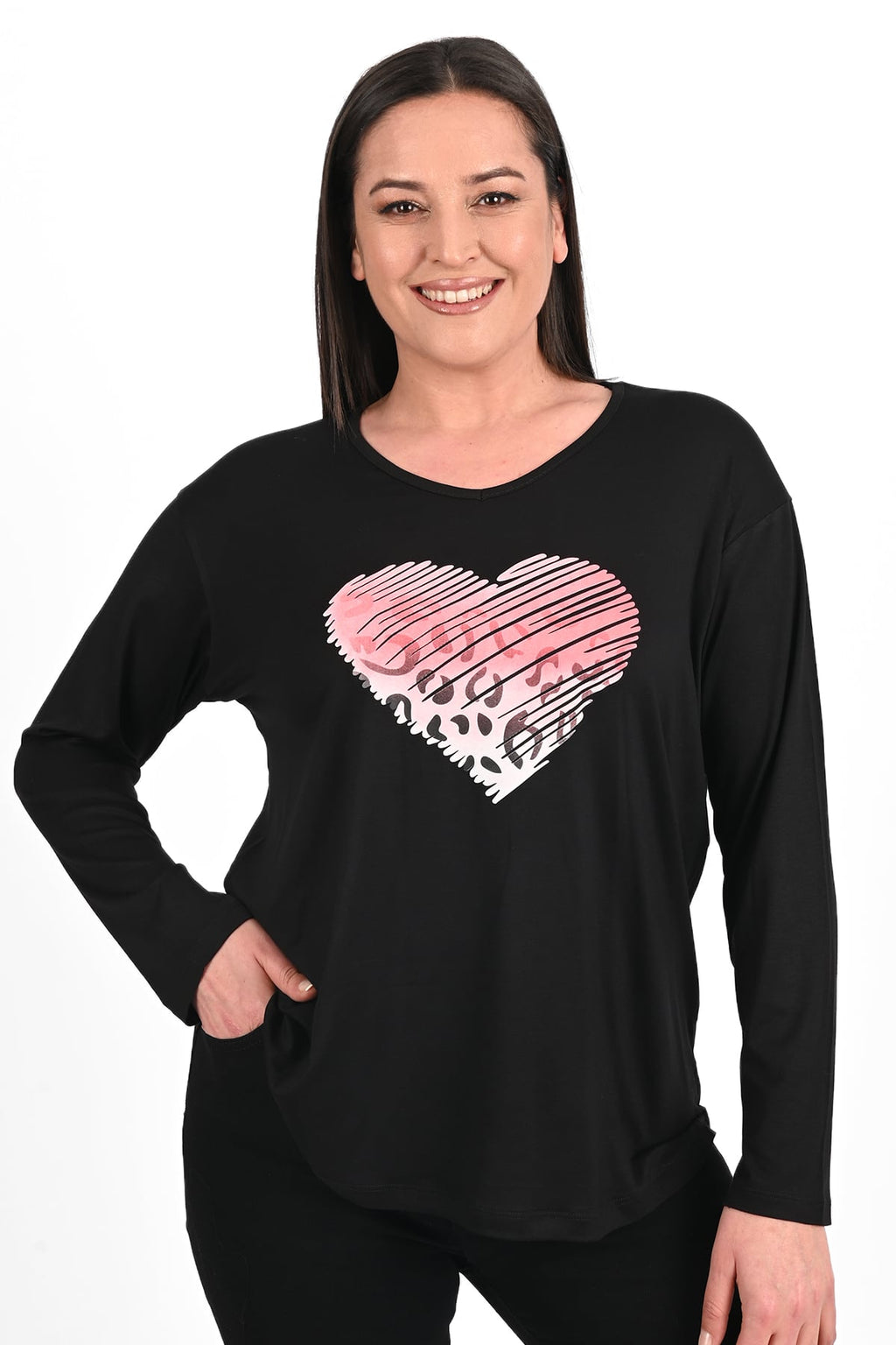 Bluza dama marimi mari Heart 1434-23 BIGsize