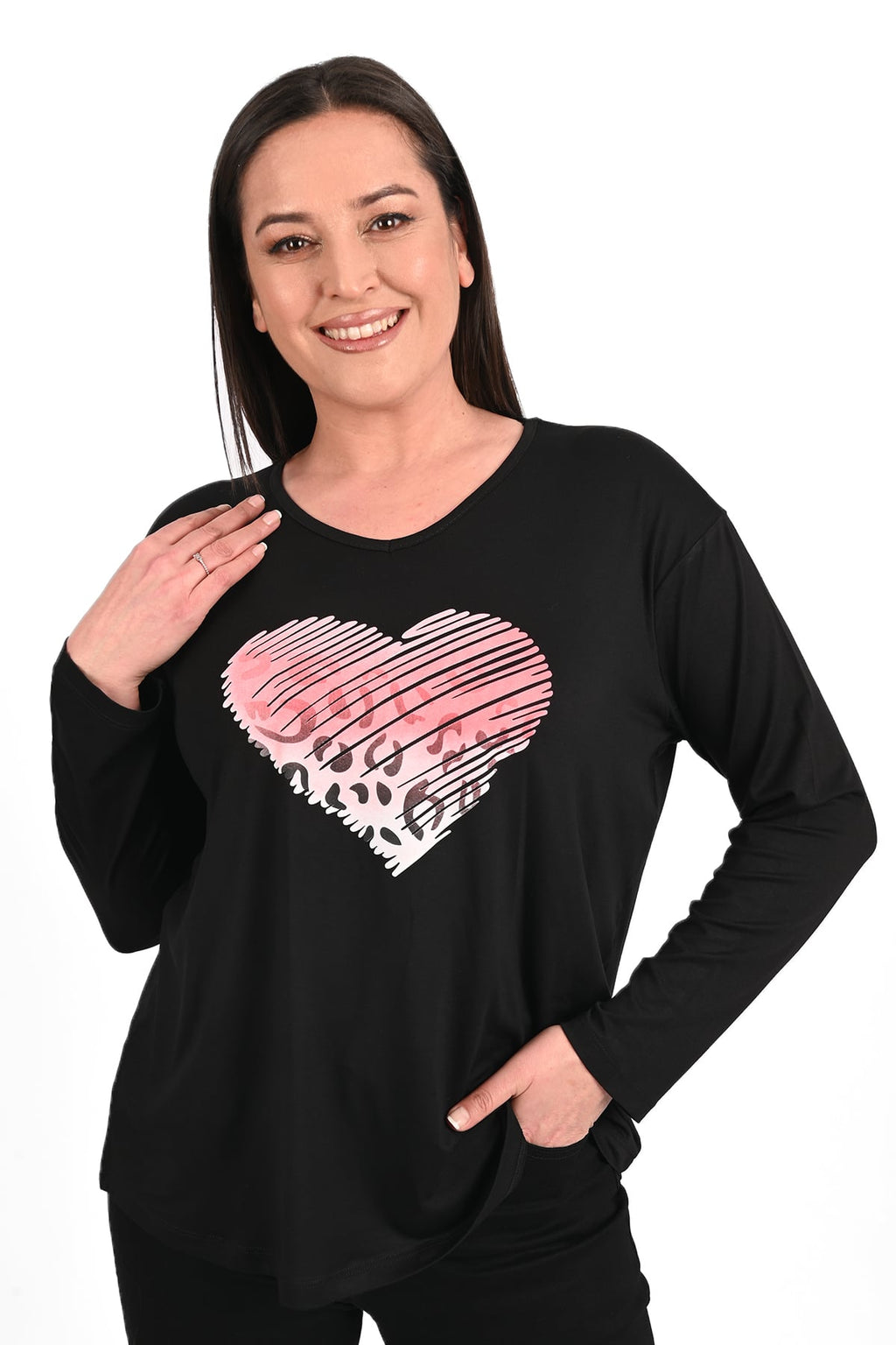 Bluza dama marimi mari Heart 1434-23 BIGsize