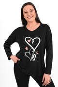 Bluza dama marimi inimioare 1433-23 BIGsize
