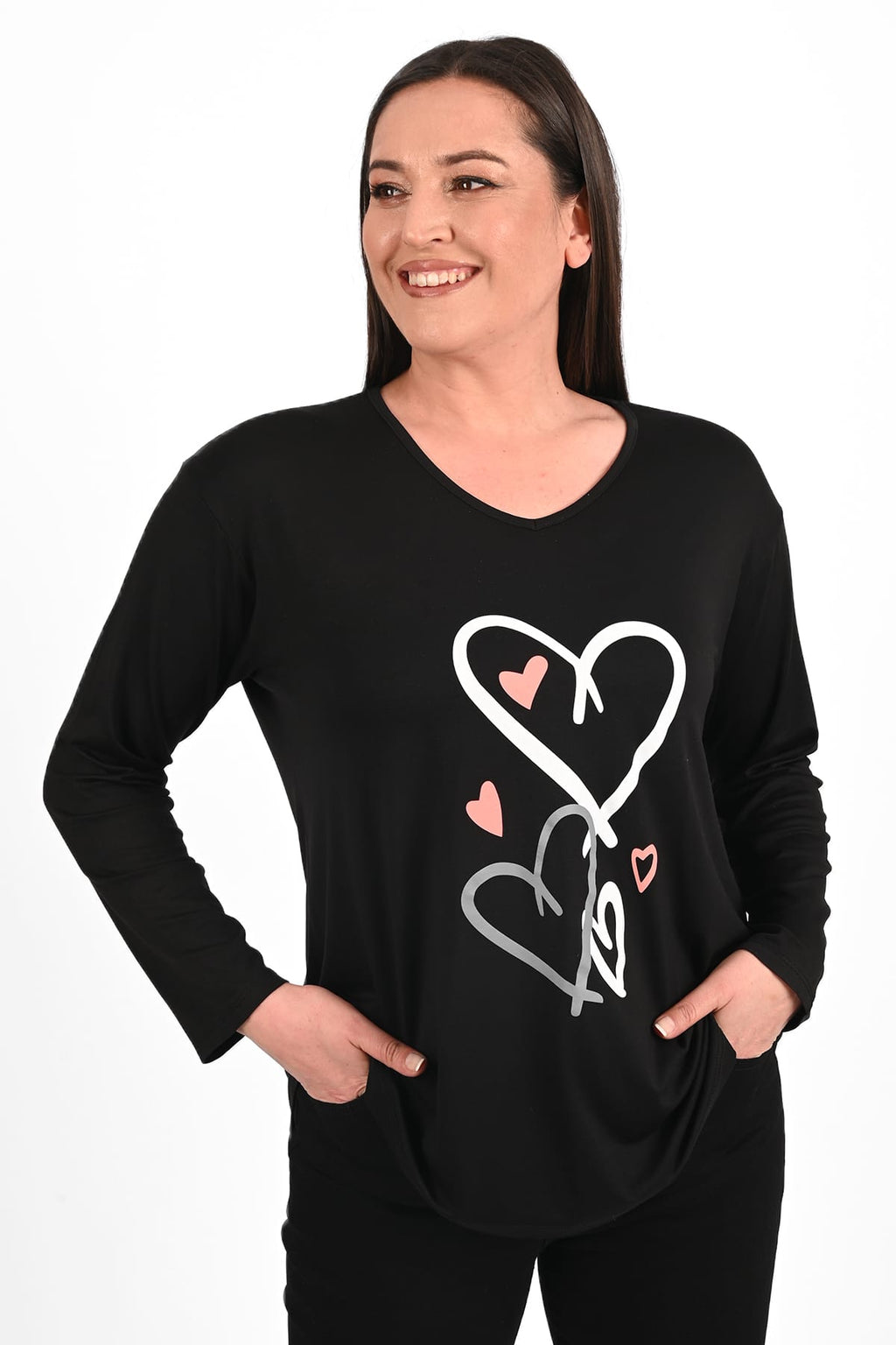 Bluza dama marimi inimioare 1433-23 BIGsize