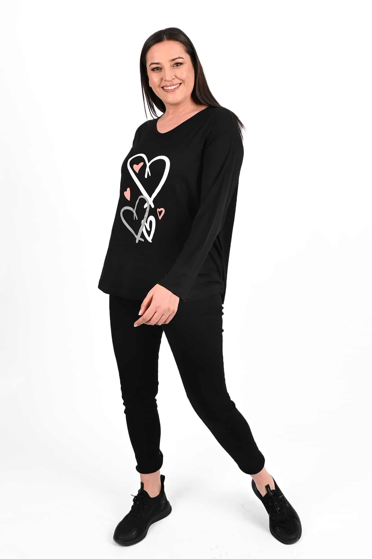 Bluza dama marimi inimioare 1433-23 BIGsize