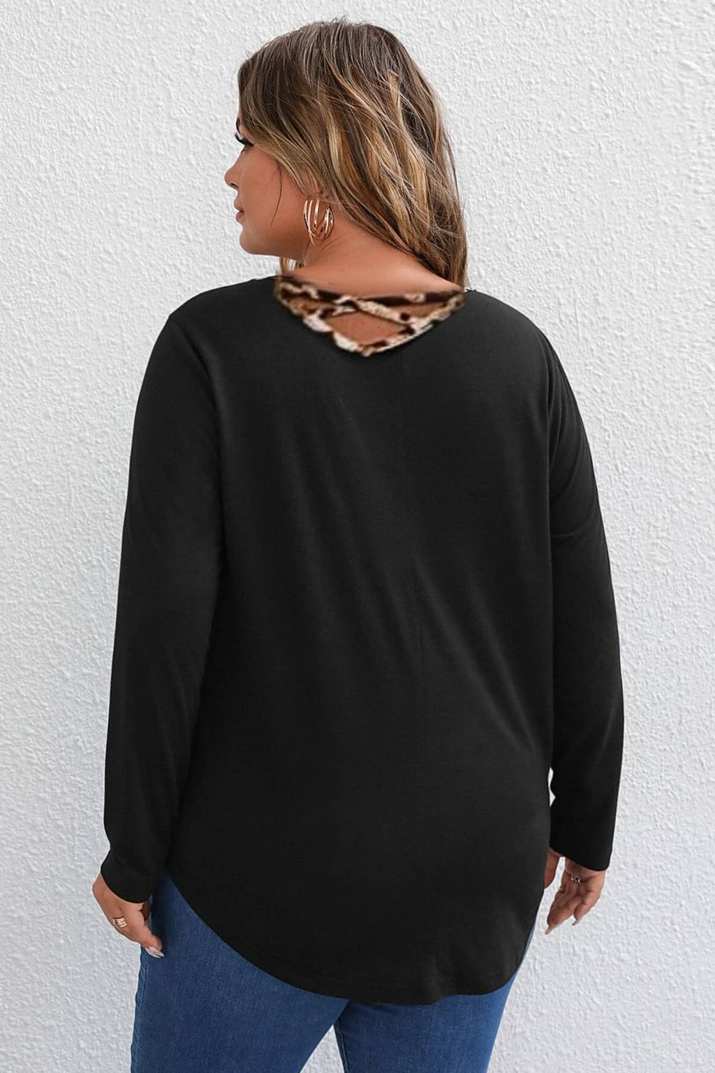 Bluza dama marimi mari animal print 1445-23 BIGsize