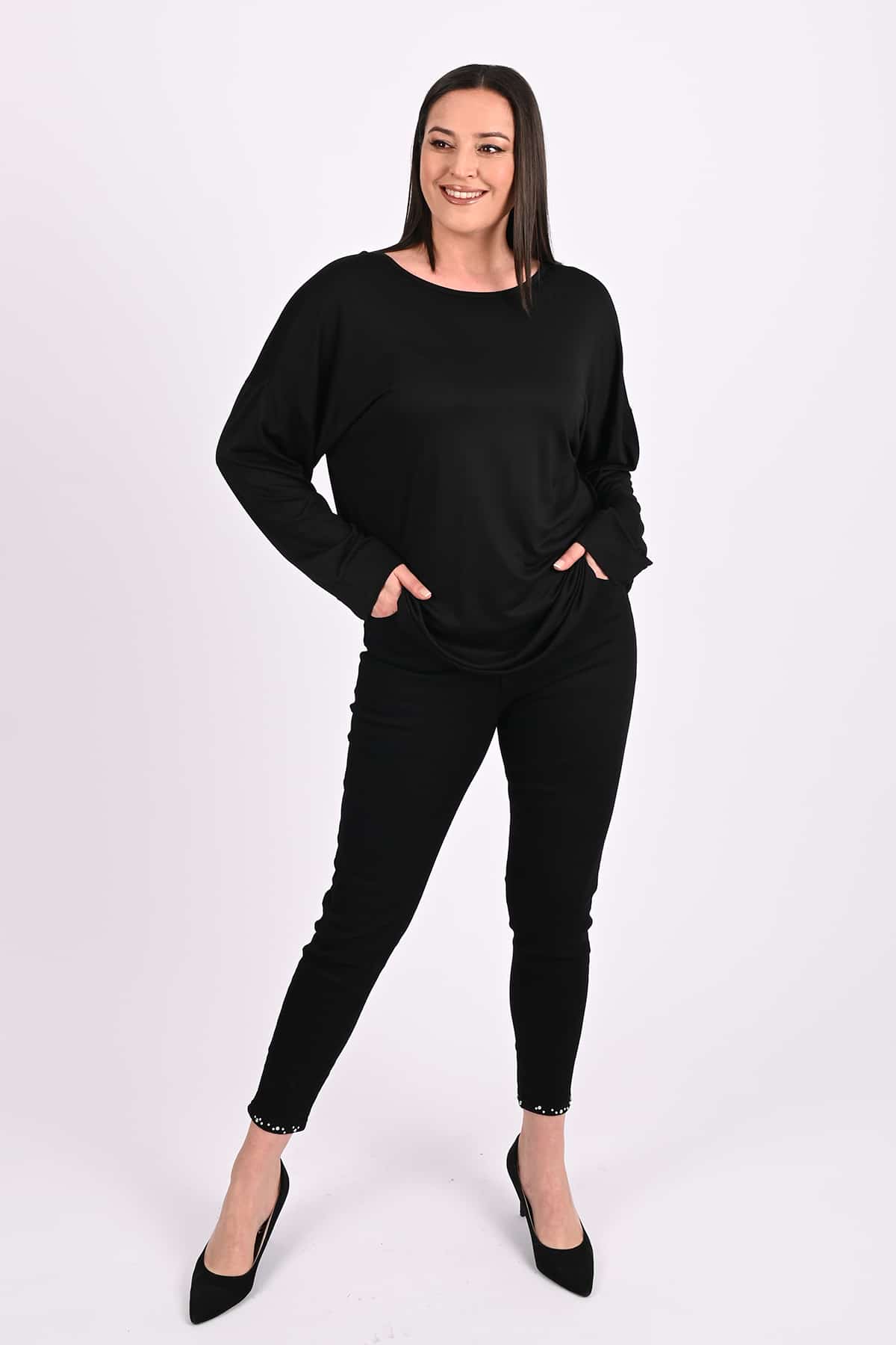 Bluza dama marimi mari animal print 1445-23 BIGsize