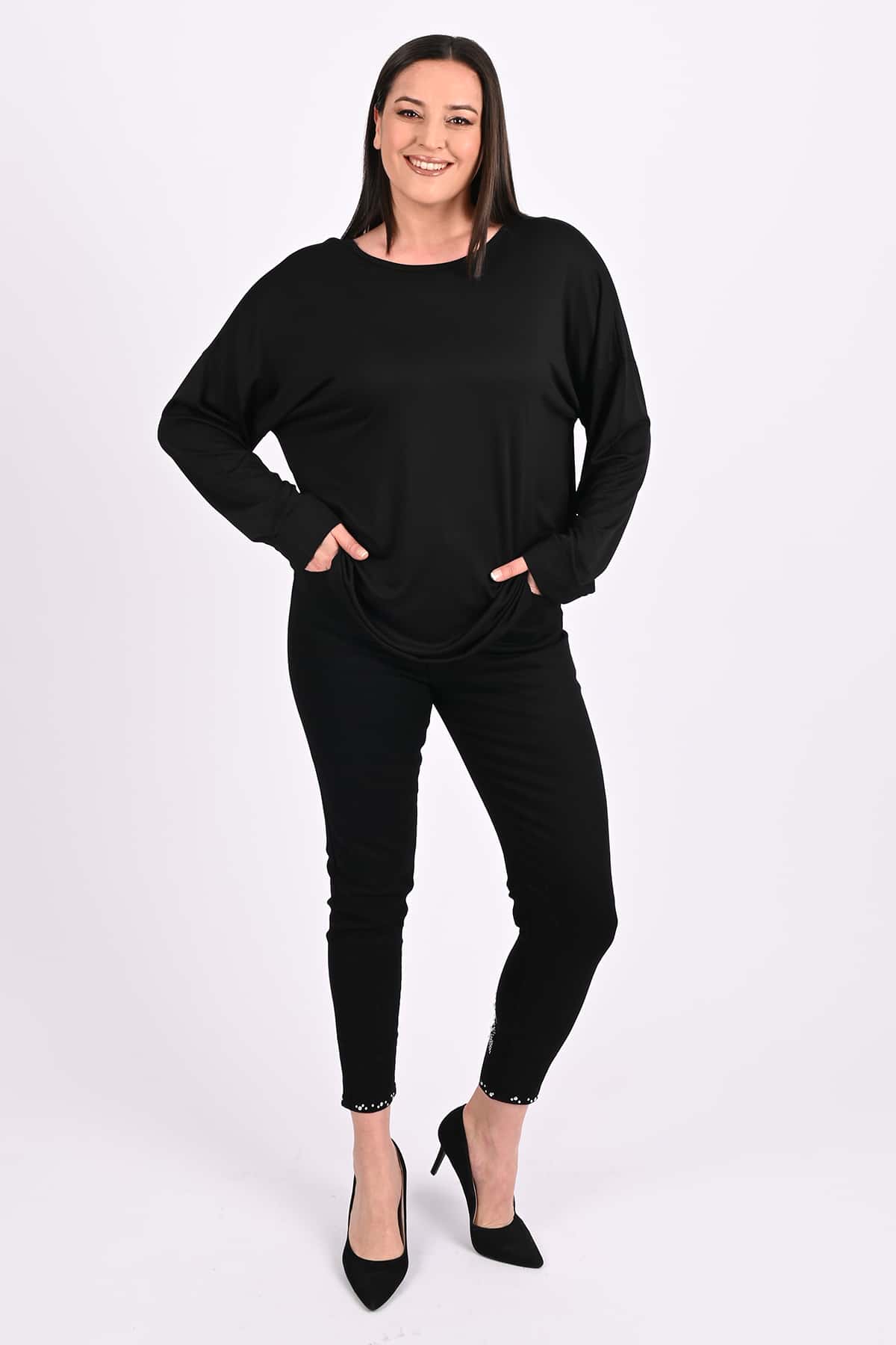 Bluza dama marimi mari animal print 1445-23 BIGsize