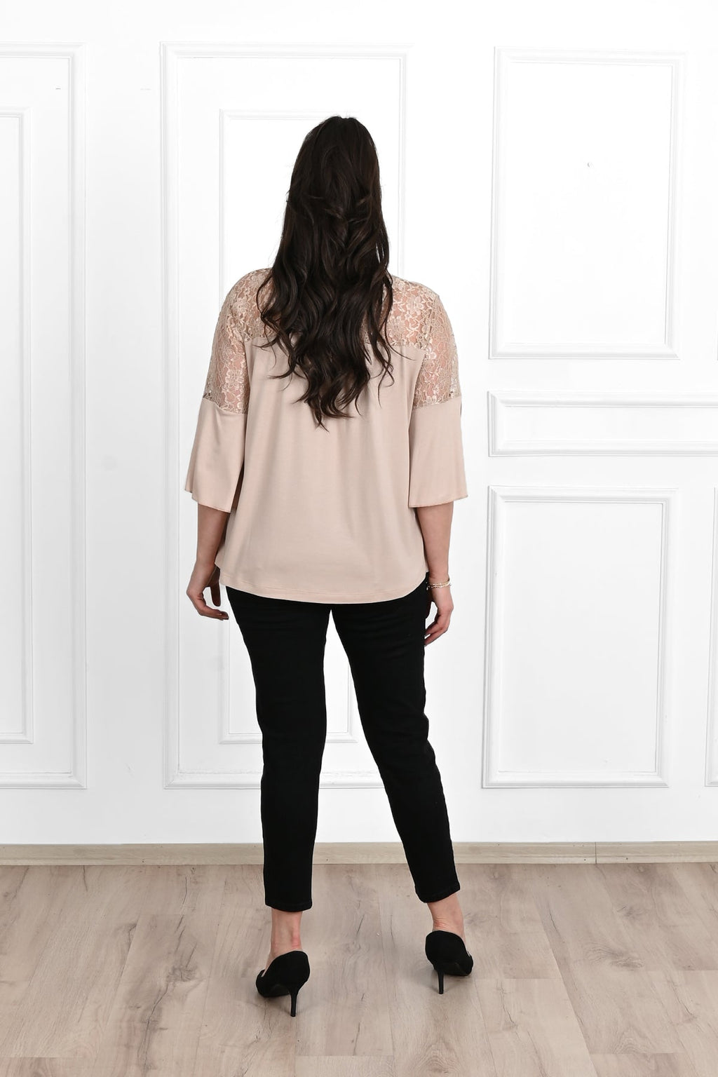 Bluza dama marimi mari dantela 1449-23 BIGsize