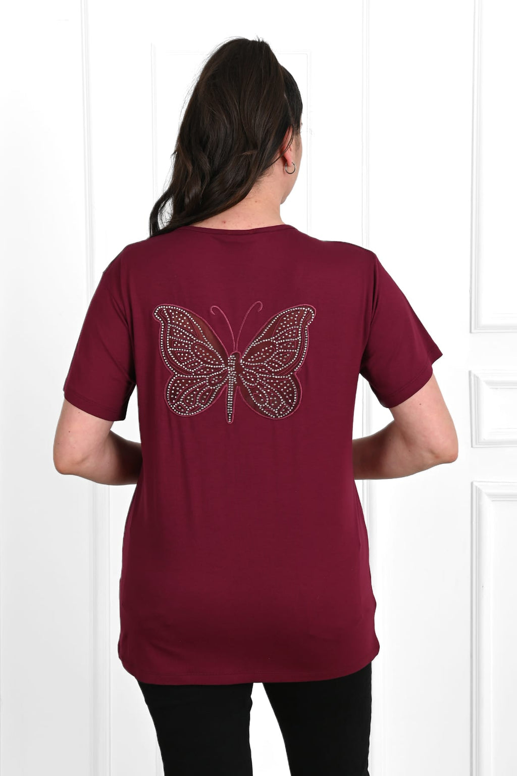 Tricou dama marimi mari Butterfly 1461-23 BIGsize