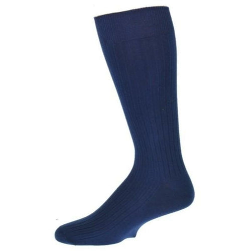 Men's Fine Ribbed Colorful Combed Cotton Crew Socks - Great for - Cart2u.ro