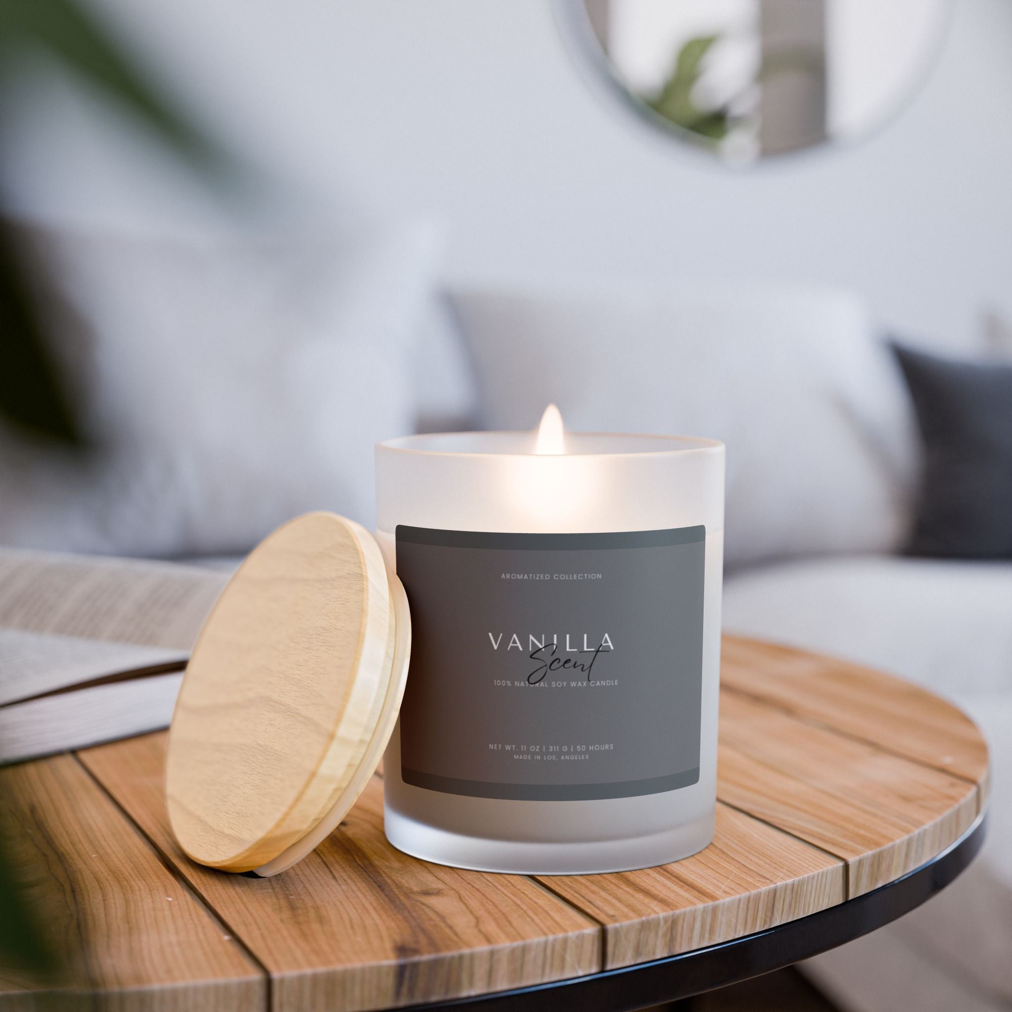 Vanilla Scented Candle - Aromatherapy Gift for Zodiac Lovers, Home - Cart2u.ro