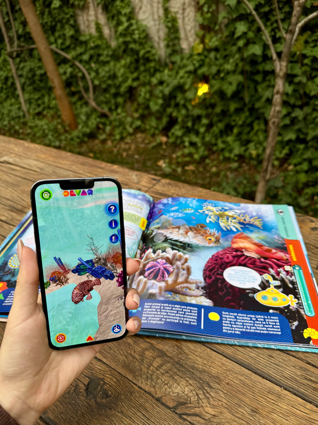 Secretele Oceanelor - Enciclopedie cu Realitate Augmentată, 4D Carteom