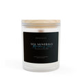 Sea Minerals Candle | Frosted Glass Candle for Home Decor, - Cart2u.ro
