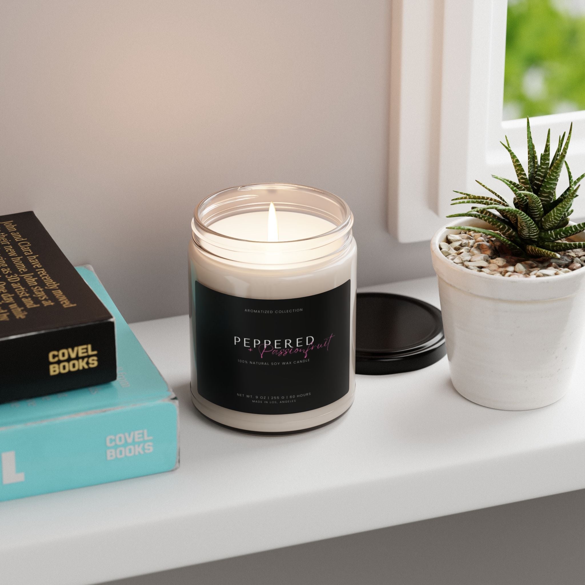 Peppered Passionfruit Soy Candle - Aromatic Home Decor, Gift for - Cart2u.ro