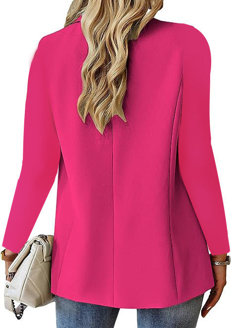 Ins Lapel Button Jacket Fashion Commuter Casual Suit Jacket Women's - Cart2u.ro